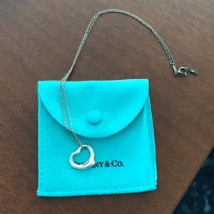 Tiffany & Co. Open Heart Pendant necklace